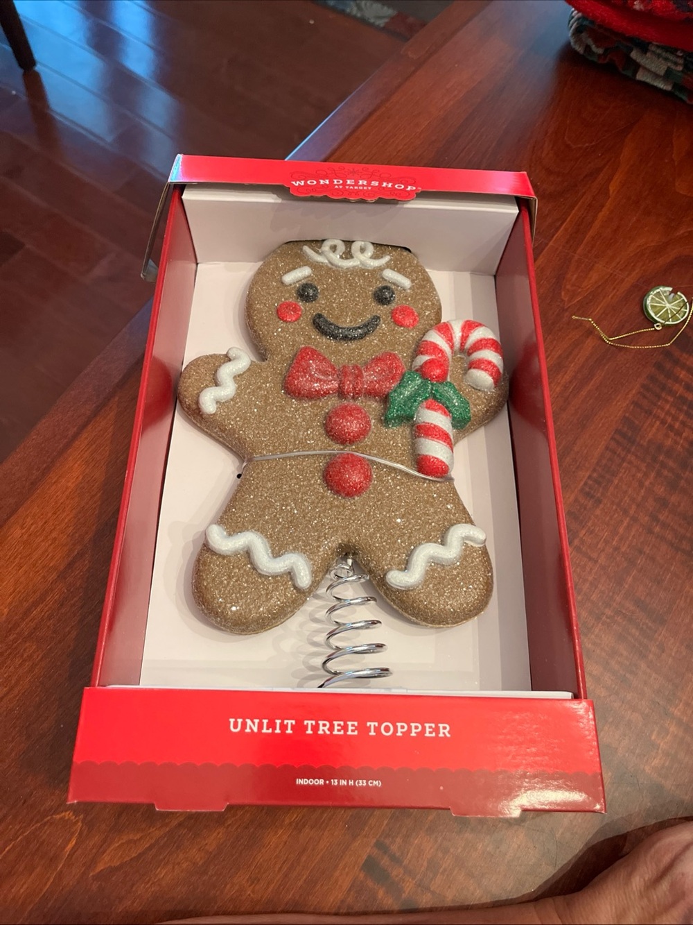 Wondershop Gingerbread Man Topper